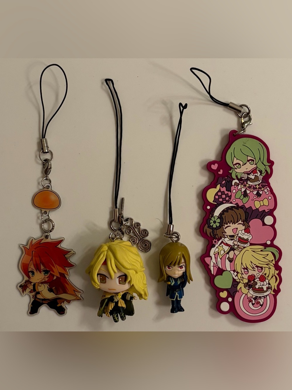 Tales of Series Anime Charm Strap Keychain Bundle Lot